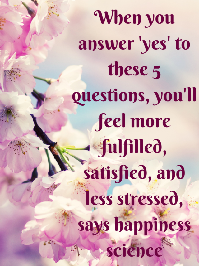 Unlock Happiness: 5 Questions to Boost Fulfillment and Reduce Stress