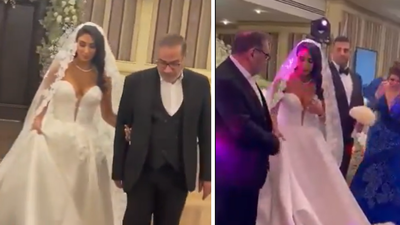 Iranian leader who led hijab crackdown slammed after daughter’s ‘strapless’ wedding dress goes viral: ‘Display of hypocrisy’