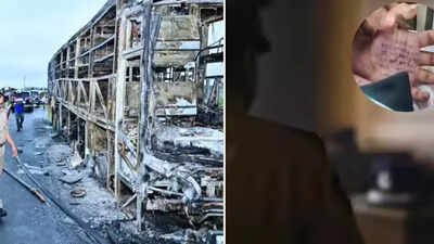 Evening news wrap: Survivors recall terrifying Andhra bus blaze; Satara woman doctor’s suicide gets murky, cop suspended & more | India News