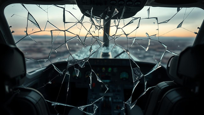 Panic at 36,000 feet: Boeing 737’s windshield cracks mid-air; space debris to blame?