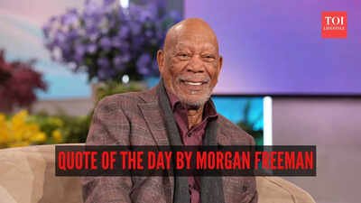 Quote of the day by Morgan Freeman: “If you wake up and the snow is knee-deep outside, you are not filled with…”