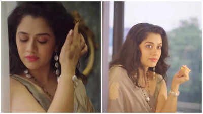 Girija Oak says it ‘kissing on screen feels like kissing cardboard’ while explaining how she romances a stranger on camera | Hindi Movie News