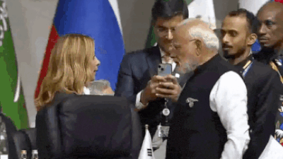 Watch: PM Modi on charm offensive in G20; shares laugh with PM Meloni | India News