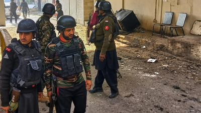 ‘Detonated at main gate ‘: How suicide bombers targeted paramilitary force HQ in Pakistan; CCTV captures chaos