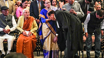 Relatives, friends, teachers in attendance, it was largest-ever assembly for a CJI oath | India News