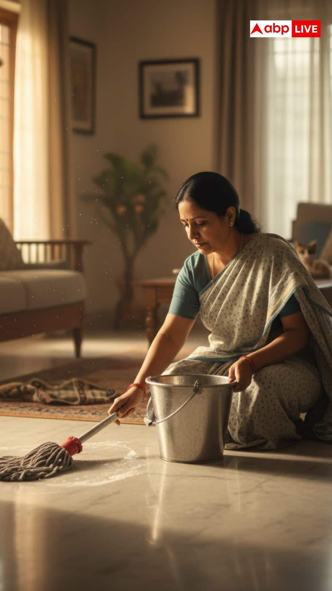 घर पर पोछा लगाने का सही टाइम क्या है