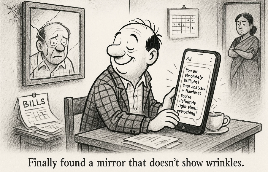 When chatbots flatter our worst instincts