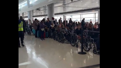 ‘New scam just dropped’: Video of Indians ‘abusing’ wheelchairs at airport on India-US route triggers row