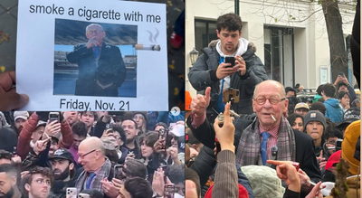 2,500 New Yorkers showed up for an old man’s five-minute cigarette break invitation | World News