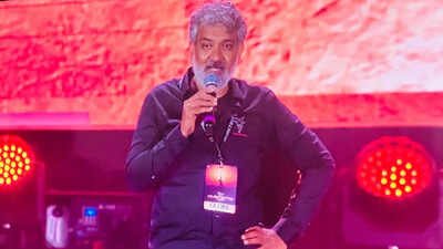 SS Rajamouli blames Lord Hanuman after technical failure at Varanasi teaser launch, triggers outrage online; fans seek public apology |