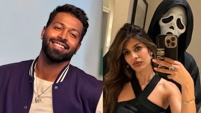 Hardik Pandya’s rumoured ex Jasmin Walia introduces new boyfriend; hides his face in ghost mask for Halloween: ‘All girls should…’ | Hindi Movie News