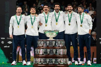 No Sinner, no problem: Italy clinch third consecutive Davis Cup crown after 2-0 victory over Spain | Tennis News