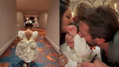 Bipasha Basu and Karan Singh Grover share candid moments from Dubai celebration for daughter Devi’s third birthday |