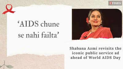 ‘AIDS chune se nahi failta’: Shabana Azmi revisits the iconic public service ad ahead of World AIDS Awareness Day | Hindi Movie News