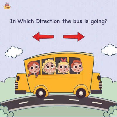 Brain teaser: Can you say which way is the bus going? |