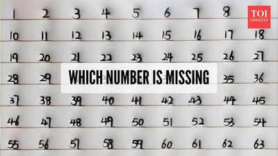Can you spot the missing number? Only sharp eyes can crack this viral number puzzle |