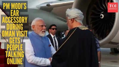 PM Narendra Modi’s ear accessory during Oman visit sparks curiosity online |