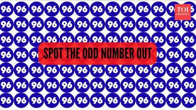 Test your eyesight: Only a person with 20/20 eyesight can spot the odd number |