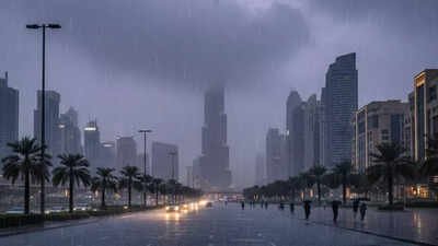 UAE weather update: Dubai Police issue safety warning as rain, and wind risks increase | World News