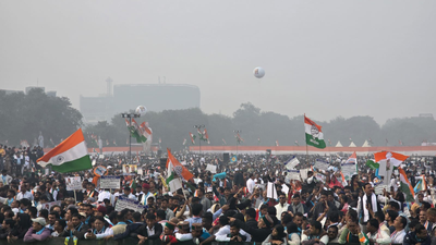 ‘Real agenda clear’: BJP’s alleges ‘Congress wants to eliminate PM Modi’; flags ‘abusive language’ at ‘vote theft’ rally | India News