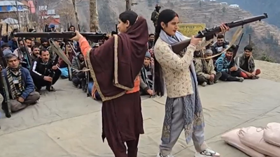 Handling automatic rifles, self-defence: Army trains Village Defence Guards in J&K – watch | India News