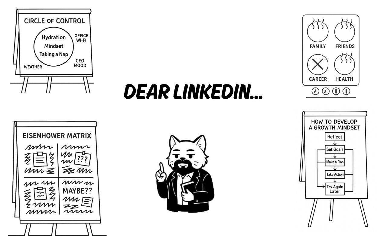 Dear LinkedIn, no more shapes: I’m already emotionally acute