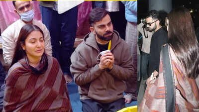 Virat Kohli’s attention and gesture towards Anushka Sharma wins the internet, fans say, ‘nazar mat lagaao’ | Hindi Movie News