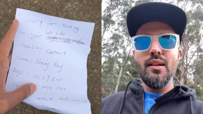 ‘Sorry for hitting’: Indian travel vlogger in Australia shares note after minor car park accident, sparks praise — watch | India News