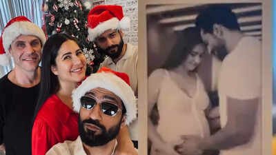 Katrina Kaif drops FIRST PIC after arrival of baby boy, celebrates Christmas with Vicky Kaushal and family; netizens call her ‘gorgeous mom’ |