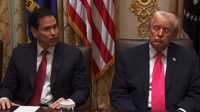 Donald’s ‘sleepy Joe’ moment? Trump struggles to stay awake at Cabinet meeting – watch