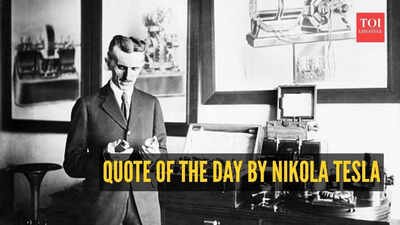 Quote of the day by Nikola Tesla: “Life is and will ever remain an equation incapable…”