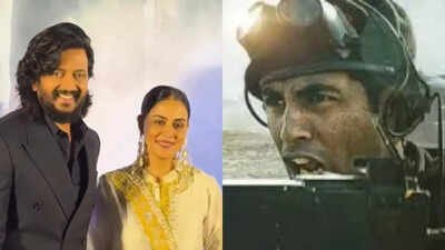 ‘Ikkis’ screening turns emotional as Riteish Deshmukh and Genelia D’Souza offer tributes to Dharmendra | Hindi Movie News