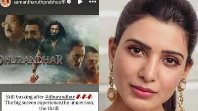 Newlywed Samantha Ruth Prabhu PRAISES ‘Dhurandhar’; ‘Still buzzing’ after watching; Calls Ranveer Singh ‘Unreal’; Applauds Akshaye Khanna |
