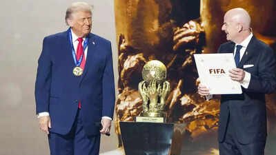 US President Donald Trump all smiles as he wins FIFA’s new peace prize | Football News