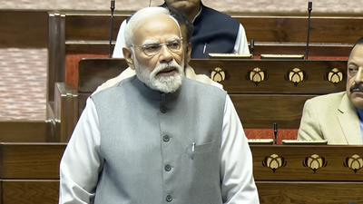 Winter Session: PM Modi welcomes Vice-President CP Radhakrishnan as Parliament opens — Watch | India News