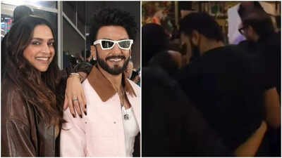 Ranveer Singh and Deepika Padukone ring in the new year with a KISS; photo goes viral and leaves their fans gushing over it | Hindi Movie News