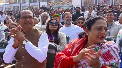 Protocol vs politics: Congress questions Rahul’s, Kharge’s third-row seating at Republic Day parade; BJP hits back | India News