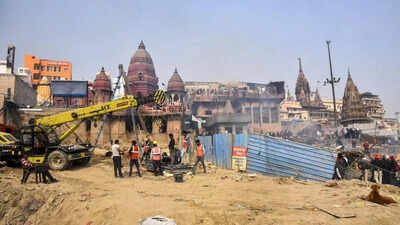 Manikarnika Ghat row: Politics over demolition and clearing drive in Varanasi — what’s the controversy | India News