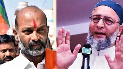 ‘Slogans don’t hide zero representation’: Union minister Bandi Sanjay on Owaisi’s ‘burqa-clad PM’ remark; hits back at AIMIM chief | India News