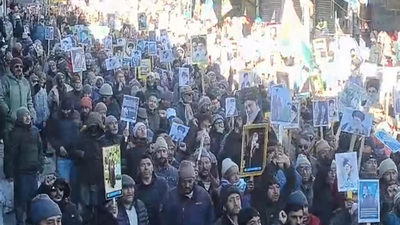 Pro-Iran rallies swell in Kargil as UP Shia clerics urge government to support Tehran | India News