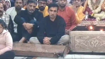 Watch: Gautam Gambhir seeks divine blessings at Mahakaleshwar Temple ahead of India–New Zealand ODI decider | Cricket News