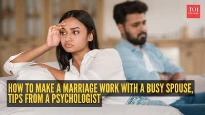 How to make a marriage work with a busy spouse, psychologist reveals |