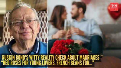 Relationship tip of the day: Ruskin Bond’s witty reality check about marriages- “Red roses for young lovers, French beans for…” |