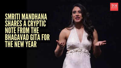 “Before… everything falls apart”: Smriti Mandhana shares a cryptic note from the Bhagavad Gita for the New Year