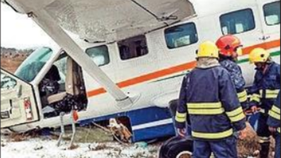 Tyres absorbed shock, saved Cessna from fire | India News
