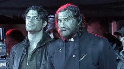 ‘Highlander’ reboot set video: Henry Cavill and Dave Bautista crash into cars in wild fight scene |