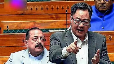 Rahul Gandhi motion off table after Nishikant Dubey’s notice, says Kiren Rijiju | India News