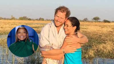 Meghan Markle, Prince Harry attends NBA All-Star Game, pics go VIRAL as duo chats with Queen Latifah |