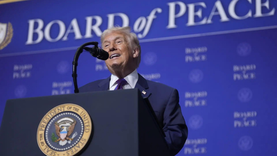 ‘Beautiful thing to see’: Trump hails Armenia-Azerbaijan leaders after handshake at Board of Peace event