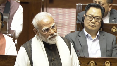 ‘Infiltrators, Congress and a jibe at Kharge’: Top quotes from PM Modi’s reply to motion of thanks in Rajya Sabha | India News